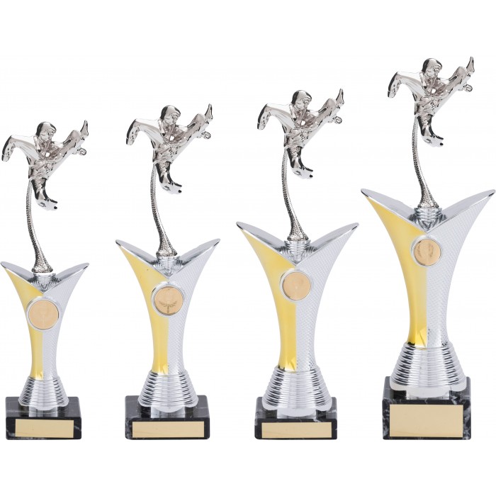 FLYING KICK MMA TROPHY - AVAILABLE IN 4 SIZES